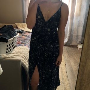 Urban Outfitters galaxy midi dress